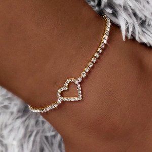 Brand New Sparkly Ankle Bracelet Anklet Jewelry